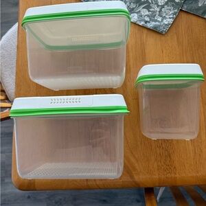 Rubbermaid | Fresh Works Produce Saver Food Storage Containers - Set of 3